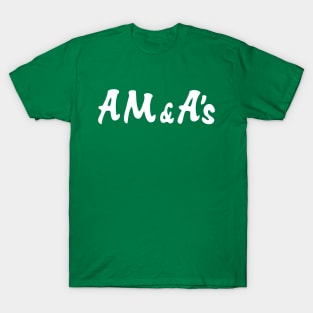 AM&As Old Logo White T-Shirt